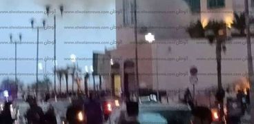 إخماد حريق نشب بفندق "شهير" بمبني "سان ستيفانو" بالإسكندرية