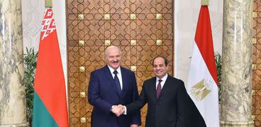 الرئيس عبد الفتاح السيسى ورئيس بيلا روسيا