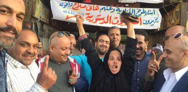 جانب من تصويت المصريين على التعديلات الدستورية