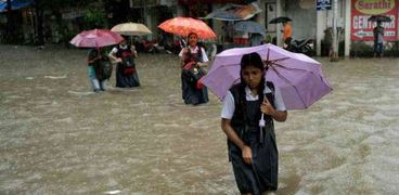 أمطار غزيرة في الهند