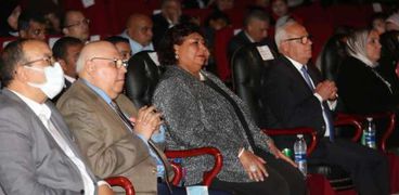 الدكتورة إيناس عبدالدايم وزيرة الثقافة ومحافظ بورسعيد