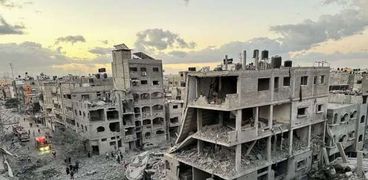 آثار قصف الاحتلال الإسرائيلي لقطاع غزة