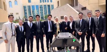 طلاب هندسة كفر الشيخ يبتكرون روبوتا للتخلص من العشب الضار