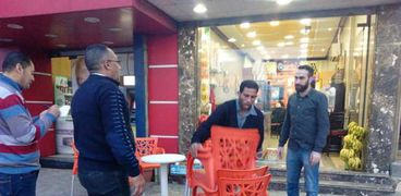 حملة لإزالة الاشغالات والتعديات بنطاق حي وسط بالإسكندرية