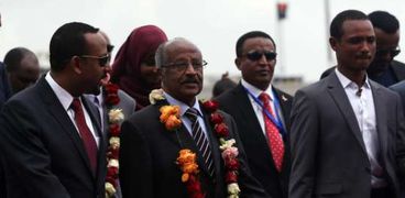 استقبال الرئيس الإرتيري لرئيس الوزراء الإثيوبي