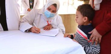 تطعيم الأطفال بكفر الشيخ