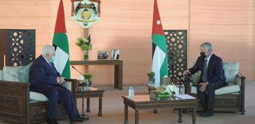 عاهل الأردن والرئيس الفلسطينى