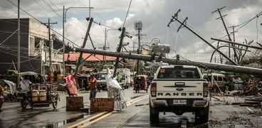 آثار إعصار «راي» في الفلبين