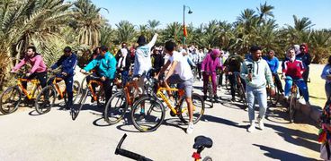 ماراثون الدراجات لشباب المحافظات في سيوة
