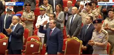 الرئيس السيسي يلقي التحية على أبطال معركة أبو عطوة