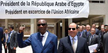 جولة الرئيس عبدالفتاح السيسي في غينيا