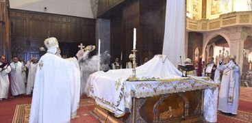 البابا تواضروس خلال قداس عيد القيامة - أرشيفية