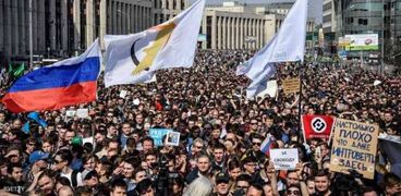 مظاهرات روسيا