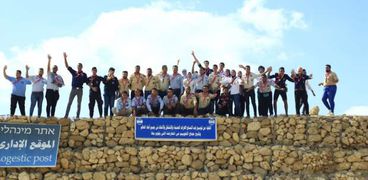 اتحاد الكشافة في زيارة لموقع «تبة الشجر» أحد حصون العدو في حرب أكتوبر