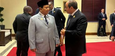 الرئيس السيسي مع نظيره الإندونيسي