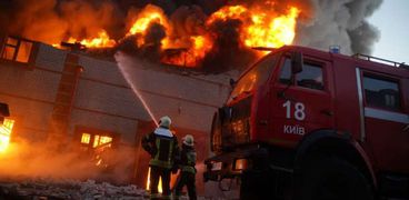 آثار قصف روسي على أوكرانيا