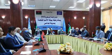 من اجتماع غدامس بين أعضاء اللجنة العسكرية الليبية المشتركة