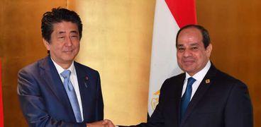 الرئيس السيسي ورئيس الوزراء الياباني - تيكاد7