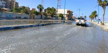 أمطار في مدينة مرسى مطروح