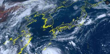 إعصار اليابان