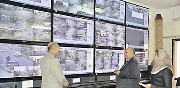 غرفة عمليات تتبع حركة الطرق فى محافظة القاهرة