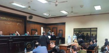 محكمة جنايات بنها خلال جلسة القضية