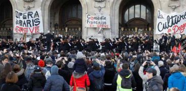 مظاهرات فى فرنسا رفضاً للشهادة الصحية