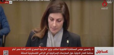 ممثلة مصر أمام محكمة العدل الدولية