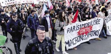 مظاهرات فرنسا - أرشيفية