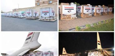 المساعدات المصرية للسودان عبر الجسر الجوي