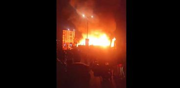 حريق ستوديو الأهرام