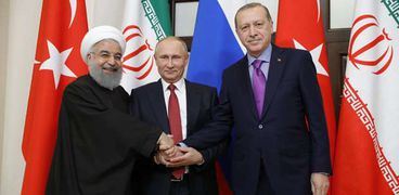 "بوتين" و"أردوغان" و"روحاني"