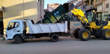 أعمال النظافة والتجميل بمركز ومدينة بيلا بكفر الشيخ