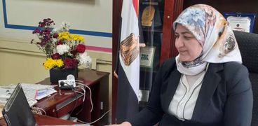 سهام يوسف وكيل وزارة التربية والتعليم ببني سويف