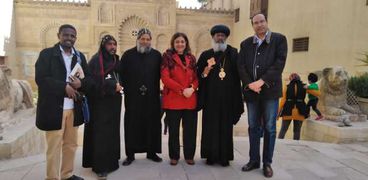 زيارة وفد كنسي من الحبشة إلى المتحف القبطي بالقاهرة