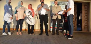 تكريم الحضور المؤثرين في الإسكندرية و المتطوعين المتميزين بالجمعية في قصر ثقافة الشاطبي