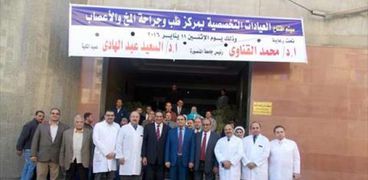 افتتاح 8 عيادات تخصصية بمركز طب المخ والأعصاب بجامعة المنصورة