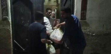 "حارتنا المصرية" توزع 500 شنطة رمضانية في ريف المنتزه شرق الإسكندرية