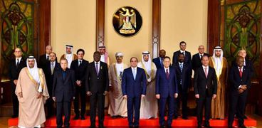 الرئيس عبد الفتاح السيسي خلال استقباله وزراء الإعلام العرب