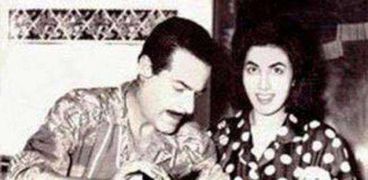 عبد السلام النابلسي وزوجته