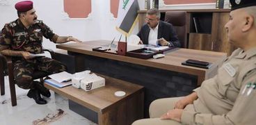 اجتماع وزير الداخلية العراقي مع اللجنة التحقيقية في حادث حريق الحمدانية