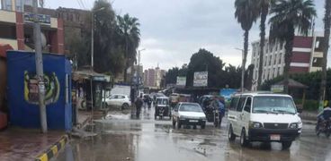سقوط أمطار على محافظة المنوفية