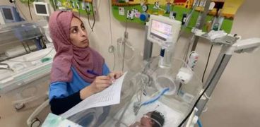 طفل مولود في قطاع غزة