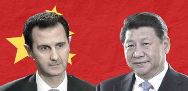 بشار الأسد وشي جين بينج
