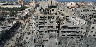 مدينة غزة بعد تدميرها