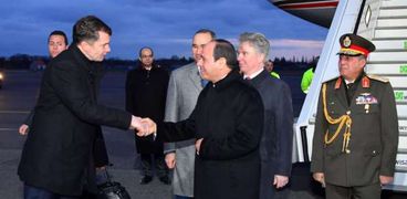 الرئيس السيسي وصل إلى برلين لحضور قمة السلام في ليبيا