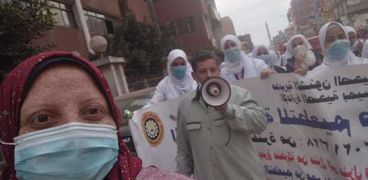مسيرة دعائية في الدقهلية للحملة القومية ضد شلل الأطفال