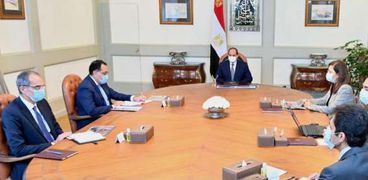 الرئيس السيسي يراجع تطورات نشاط "صندوق مصر السيادي للاستثمار والتنمية"