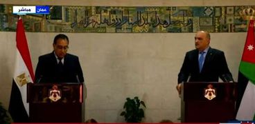 المؤتمر الصحفي الخاص برئيس الوزراء المصري ونظيره الليبي