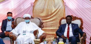 جانب من لقاء وفد الحكومة السودانية لمفاوضات السلام